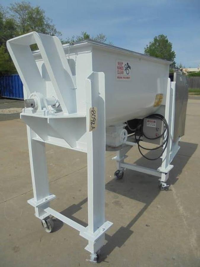 Used 17.5 Cu.Ft. Falcon Stainless Steel Double Ribbon Blender, 7.5 HP