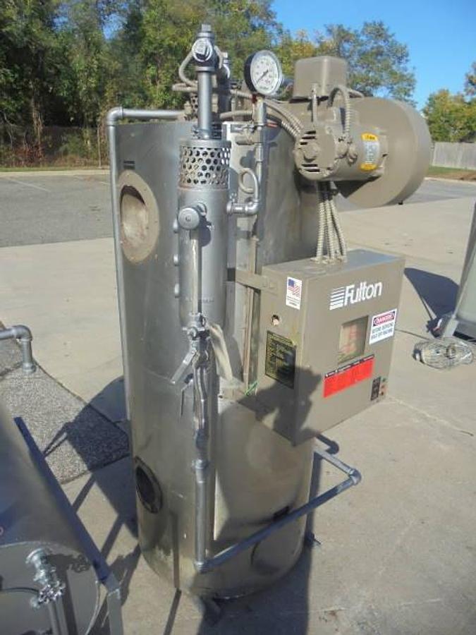 Used Fulton FB-015-A Fuel Fired Steam Boiler