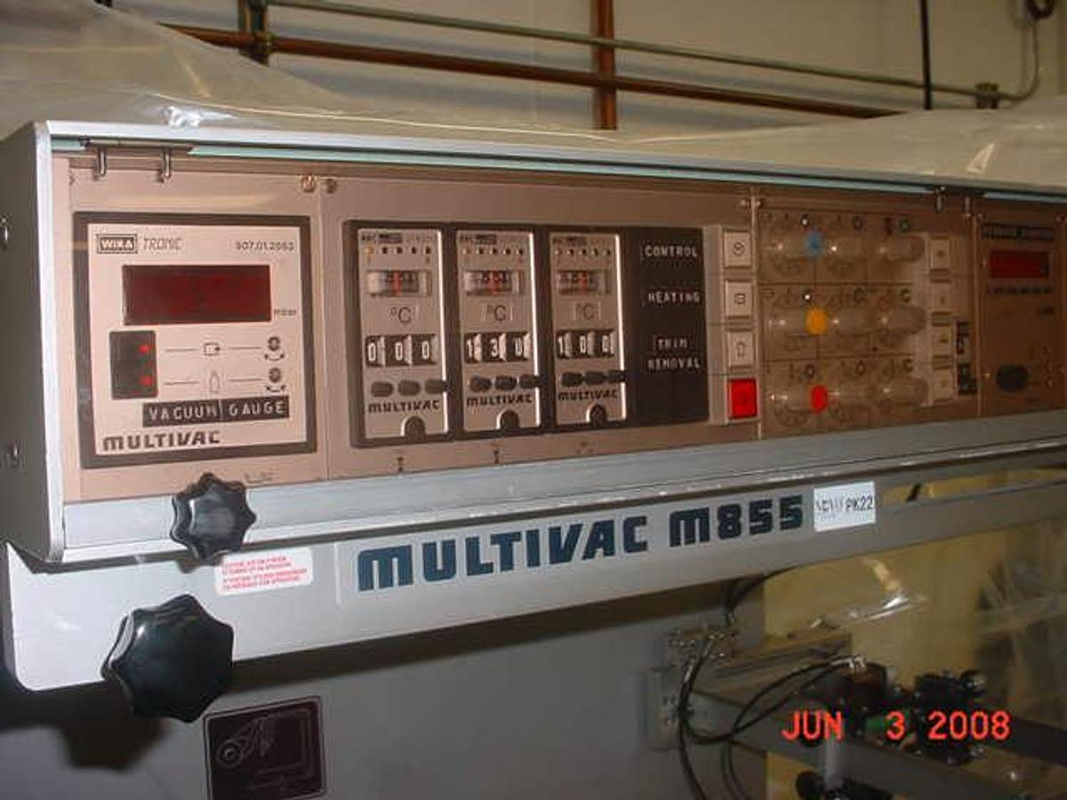 Used Multivac M855f-Pc Thermoformer, Map