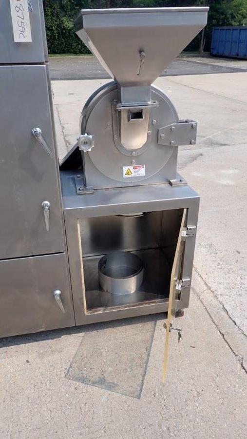 Used 300mm Pin Mill, All Stainless Steel, 10 HP