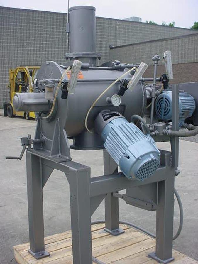 Used Littleford Fm-130 Ss Jacketed Plow Mixer