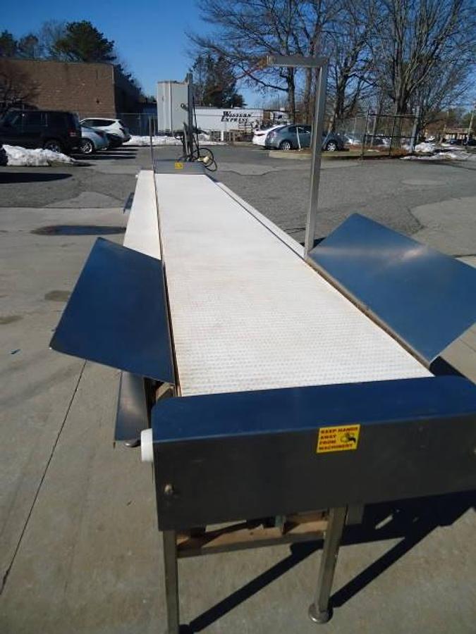 Used American Conveyor Corporation Multi-Section Conveyor, Stainless Steel