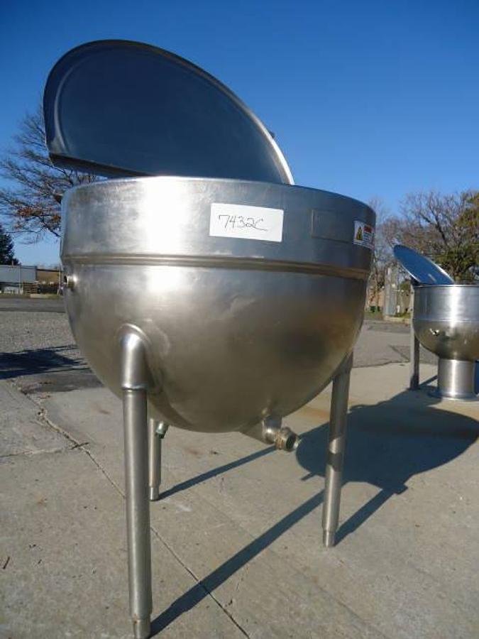 Used 60 Gallon Legion Stainless Kettle, 40  Psi Jacket