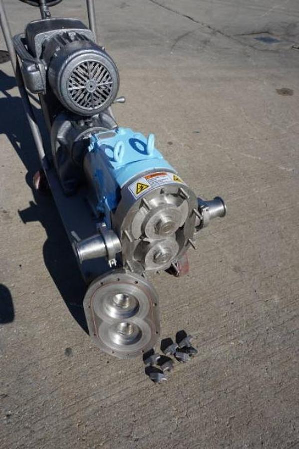Used Waukesha Size 60 Stainless Steel Positive Displacement Pump, Variable Speed, Explosion Proof