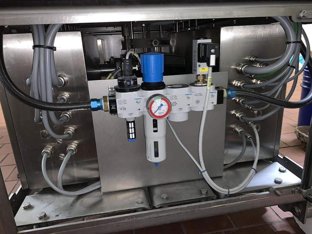 Used Gram Equipment Ten Station Rotary Ice Cream Filling Machine