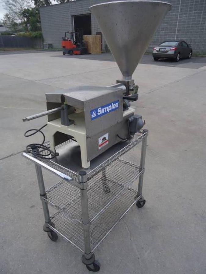 Used Simplex As-1 Single Piston Filler, Single Phase Motor