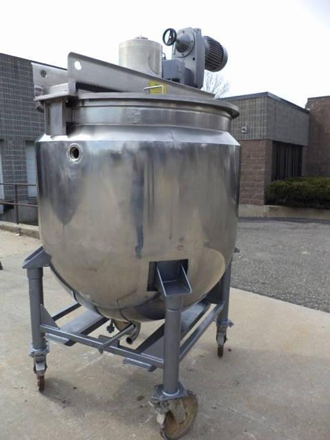 Used 300 Gallon Lee Jacketed Double Motion Kettle, 316 Stainless Steel