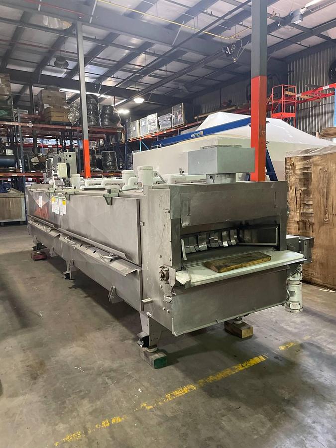 Used Praxair SS Cryogenic Freeze Tunnel, 25 Ft. Long Belt