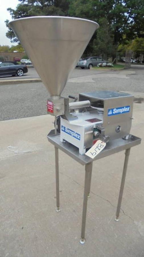 Used Simplex AS Single Piston Filling Machine, 110 Volt