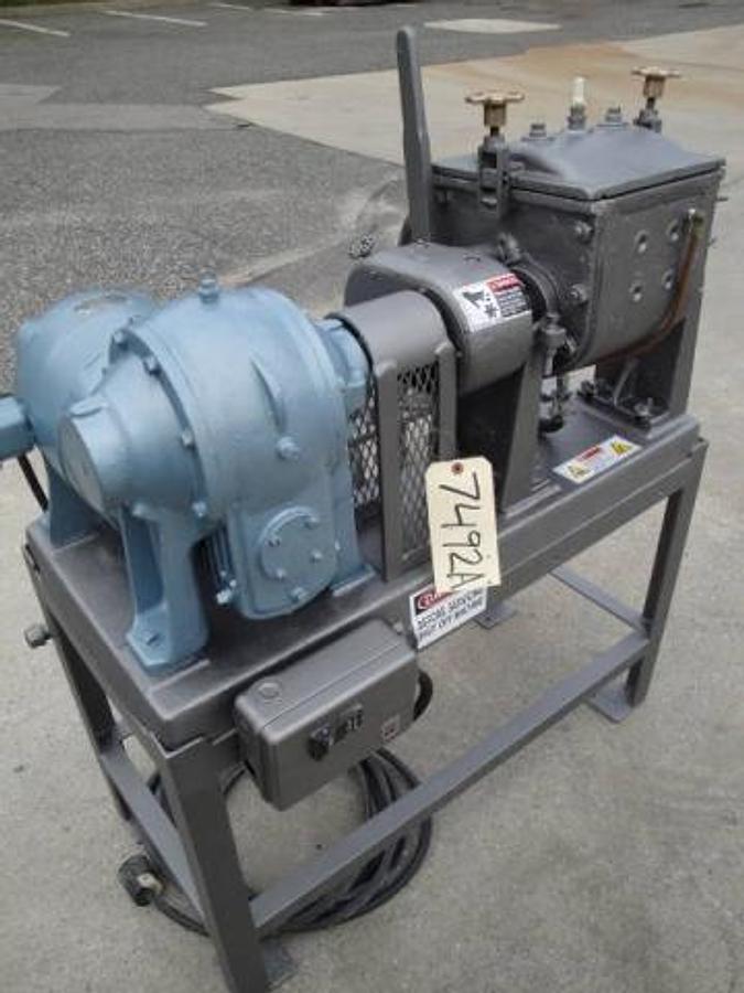 Used Day Stainless Steel Lab Double Sigma Arm Jacketed Mixer
