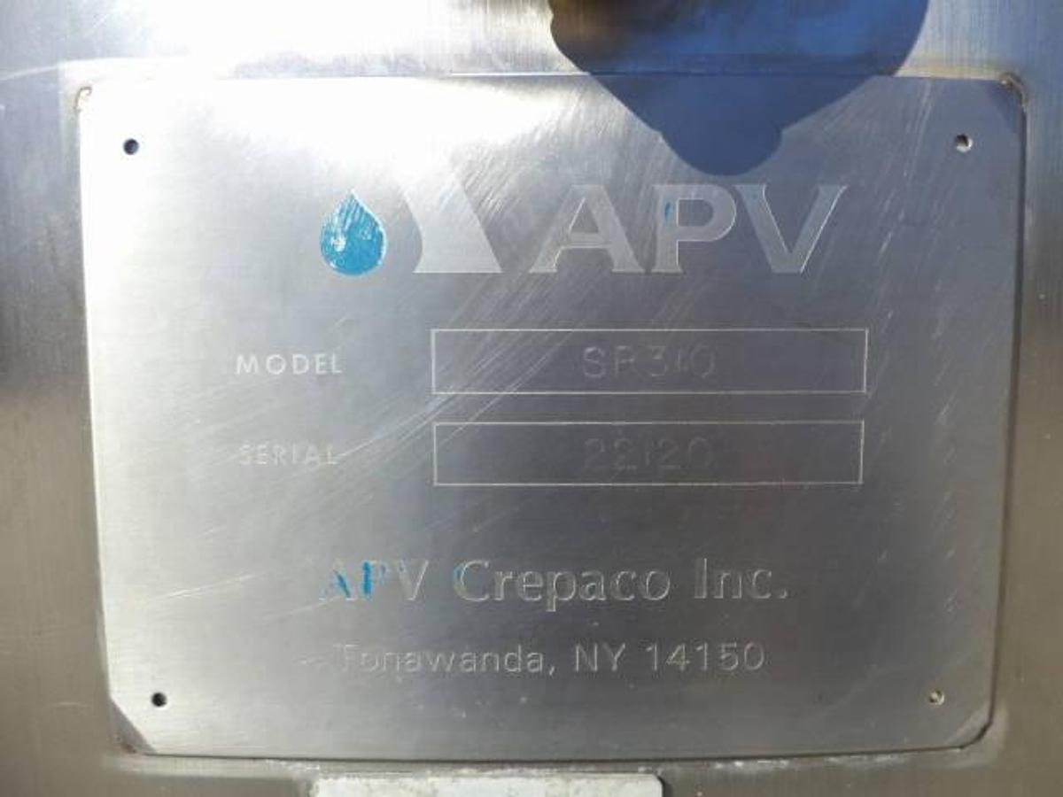 Used APV 134 Plate Stainless Steel Heat Exchanger, Sanitary