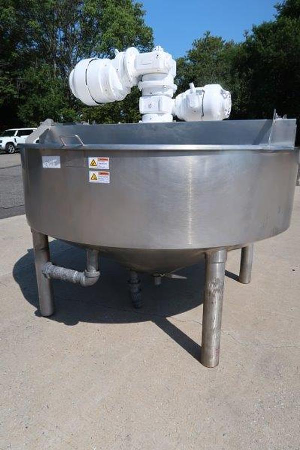 Used Chester Jensen 200 Gallon Agitated Cooker/Cooler