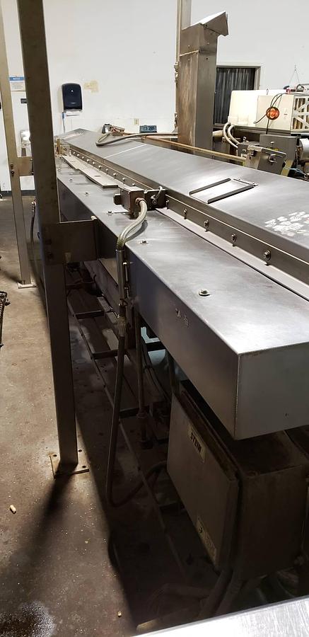 Used Stein 16 In. Wide x 13 Ft. Long Gas Fired Fryer with Hold Down Belt