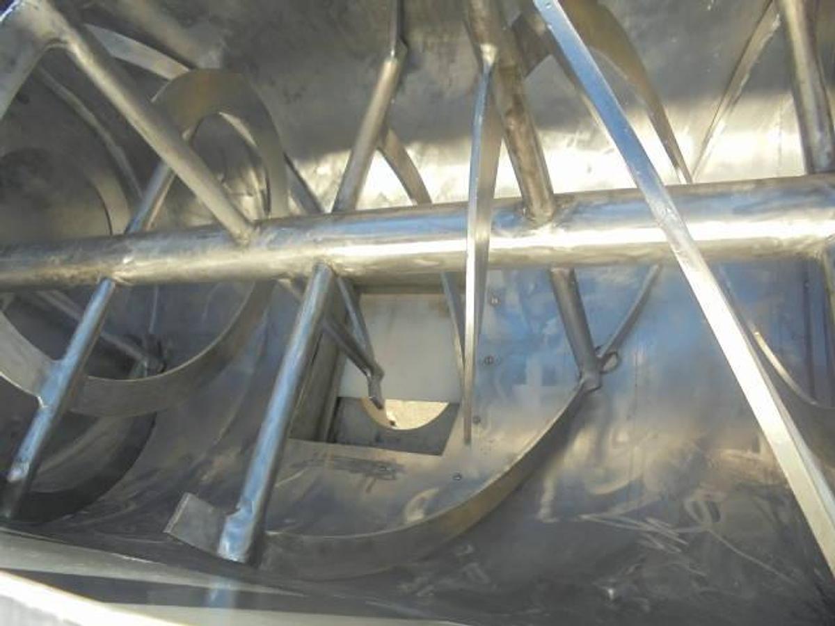 Used 15 Cu. Ft. Stainless Double Ribbon Blender, Portable
