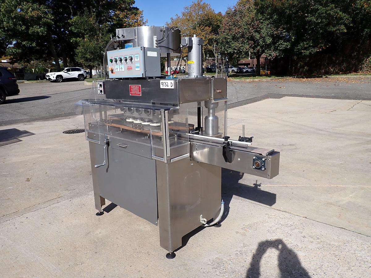 Used Kaps-All Model C Automatic Eight Spindle Capper, 200 Per Minute