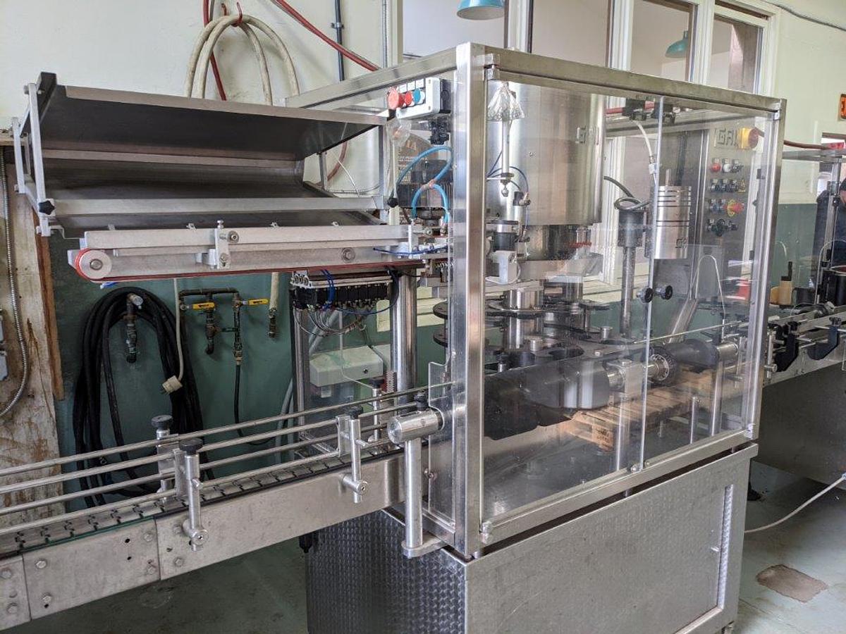 Used GAI Prospero Wine Bottling Line, 44 Bottles Per Minute