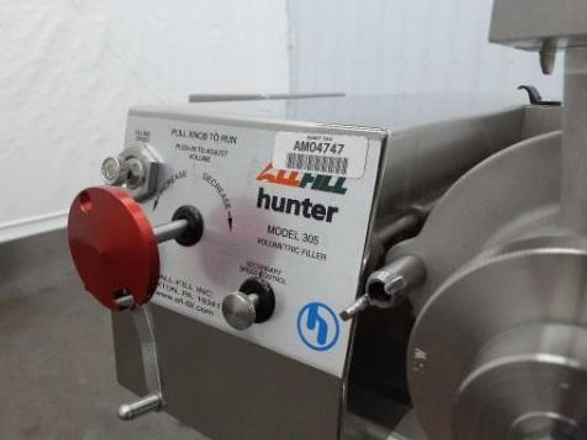 Used All-Fill “Hunter” 305 Automatic/Semi-Automatic Pneumatic Piston Filler