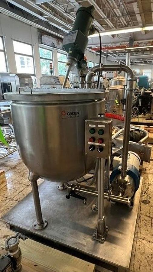 Used Groen 60 Gallon Stainless Steel Mix Kettle