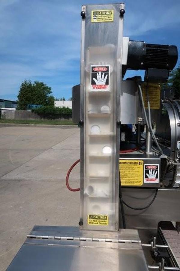 Used Kaps-All A-6 Automatic Screw Capping Machine, 24 In. Bowl Hopper