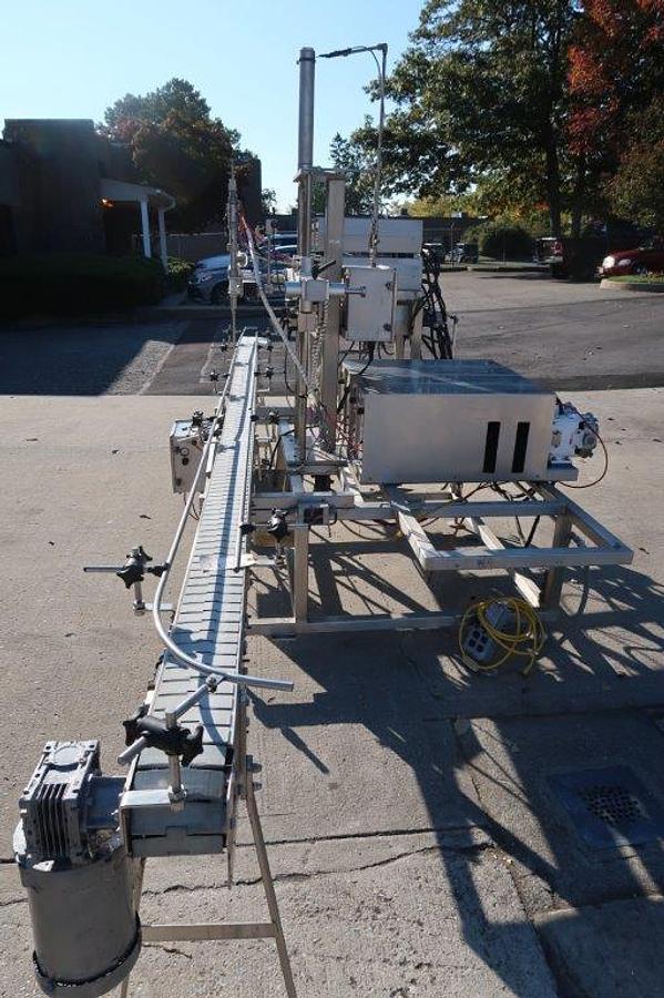 Used Oden Four Head Pump Style Positive Displacement Filler