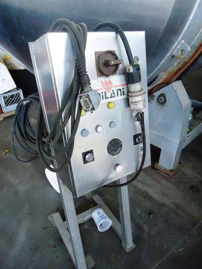 Used Milani 44 In. Diameter Rotary Horizontal Wine Fermenters (2)