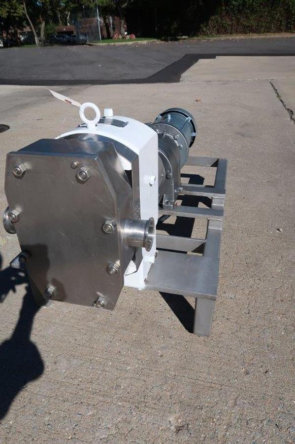 Used APV 2 In. x 2 In. SS Positive Displacement Pump, 5HP