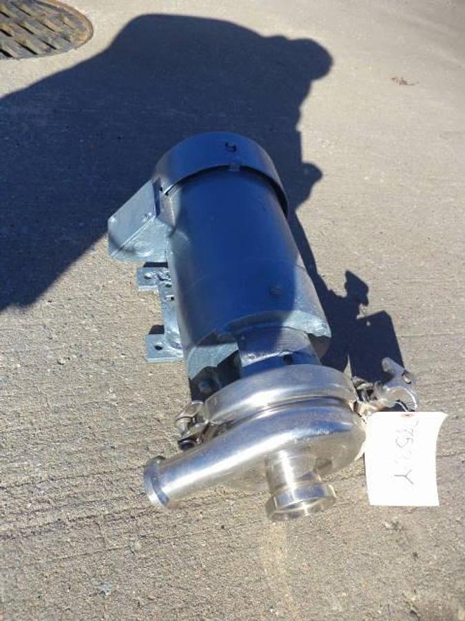 Used Cherry Burrell “Flex-Flo” 1-1/2 in. X 2 in. Stainless Steel Sanitary Centrifugal Pump