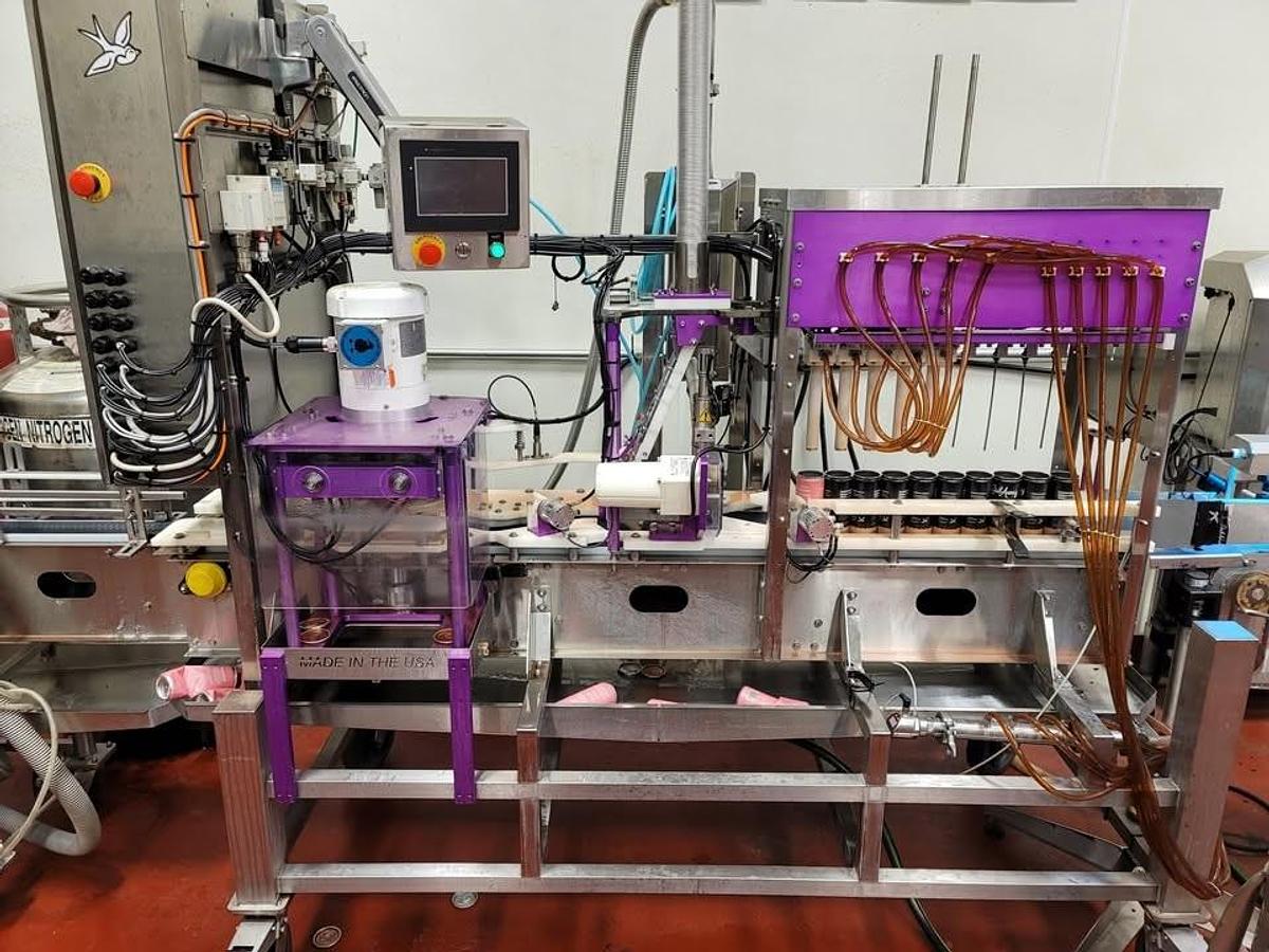 Used Roaring Fork Canning Line, Nitrogen Purge