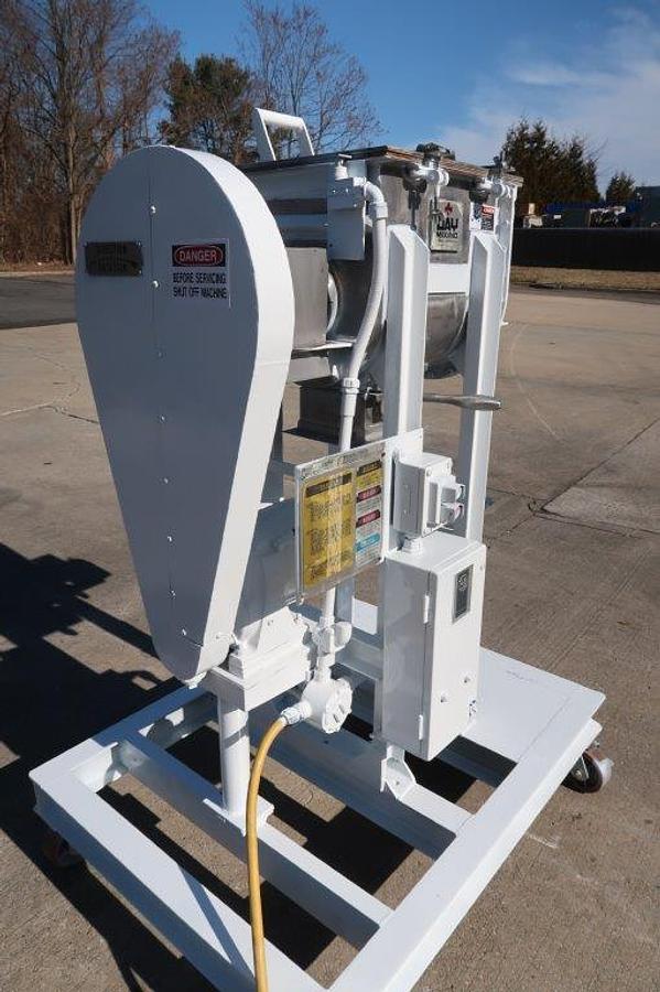 Used 1 Cu. Ft. Day Stainless Double Ribbon Blender, XP Motor