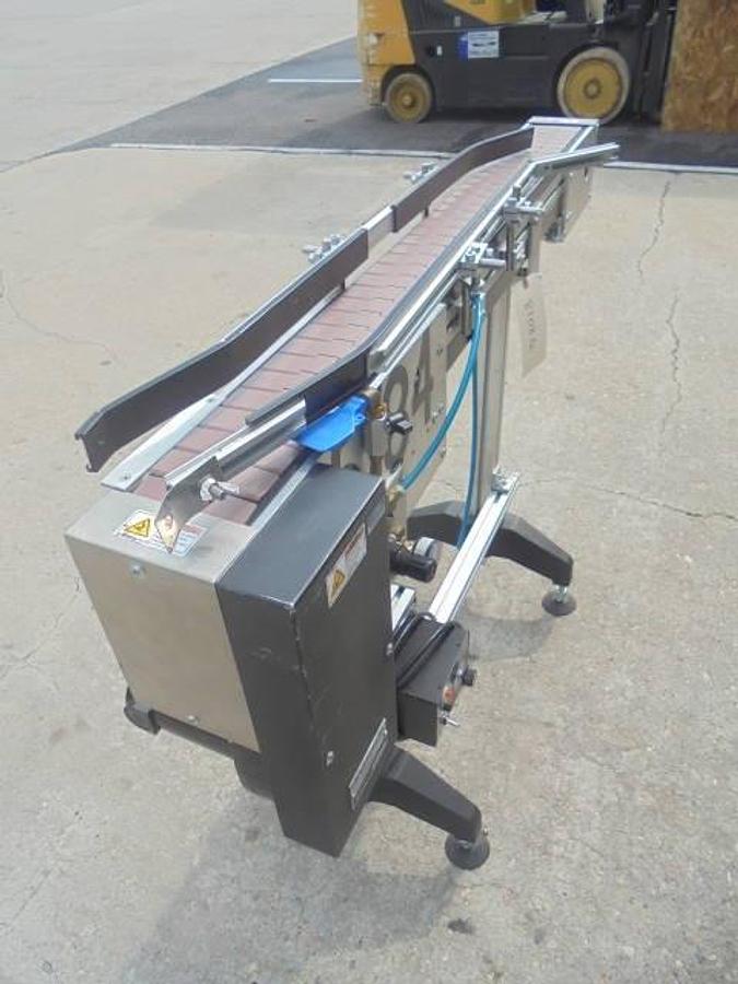 Used MK Automaton 4-1/2 In. X 60 In. Motorized Bottle Conveyor
