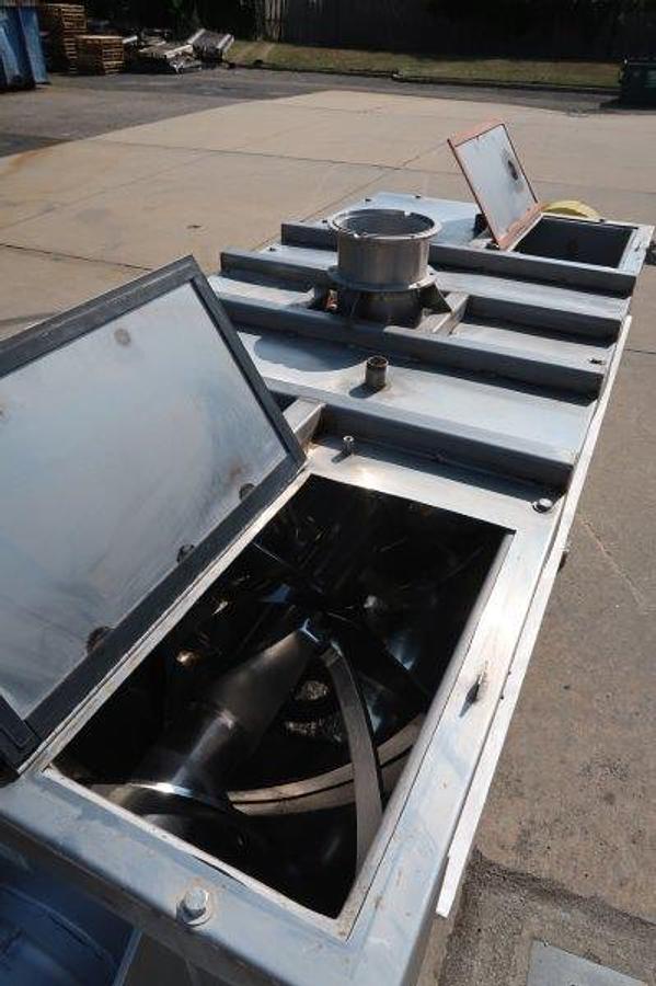 Used 62 Cu. Ft. Stainless Steel Double Ribbon Blender, Heavy Duty