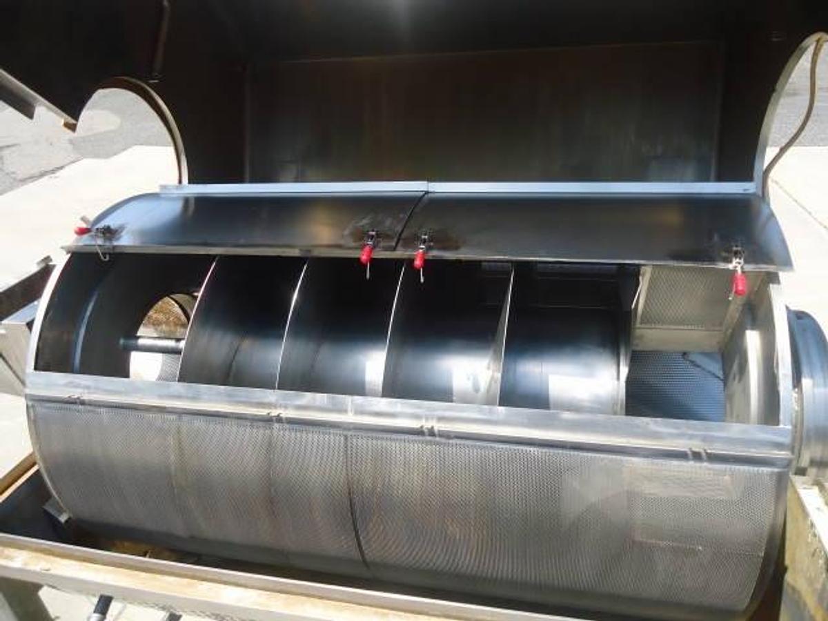 Used Ak Robins 48 In. Diameter Continuous Blancher, Jacketed