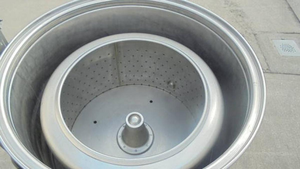 Used Bock FP 900 Perforated Basket Centrifuge, Stainless