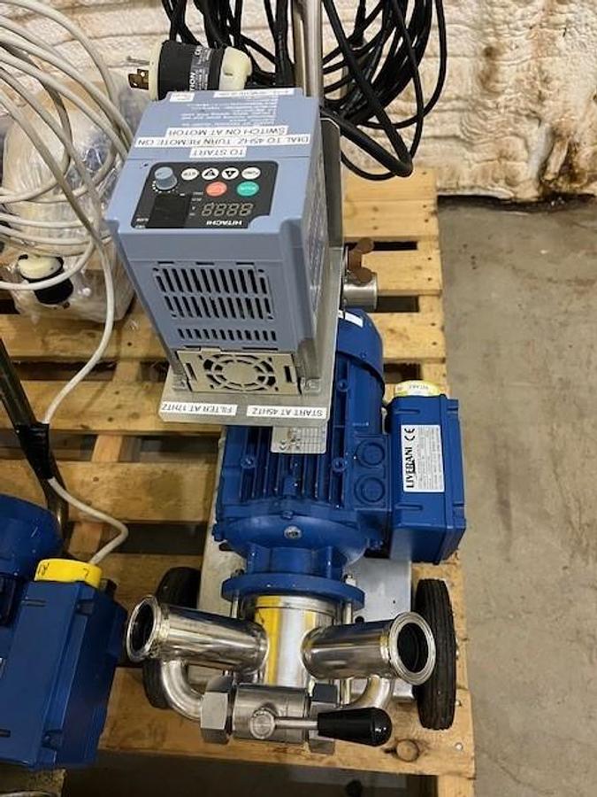 Used Liverani Stainless Steel Wine Pumps, (6)