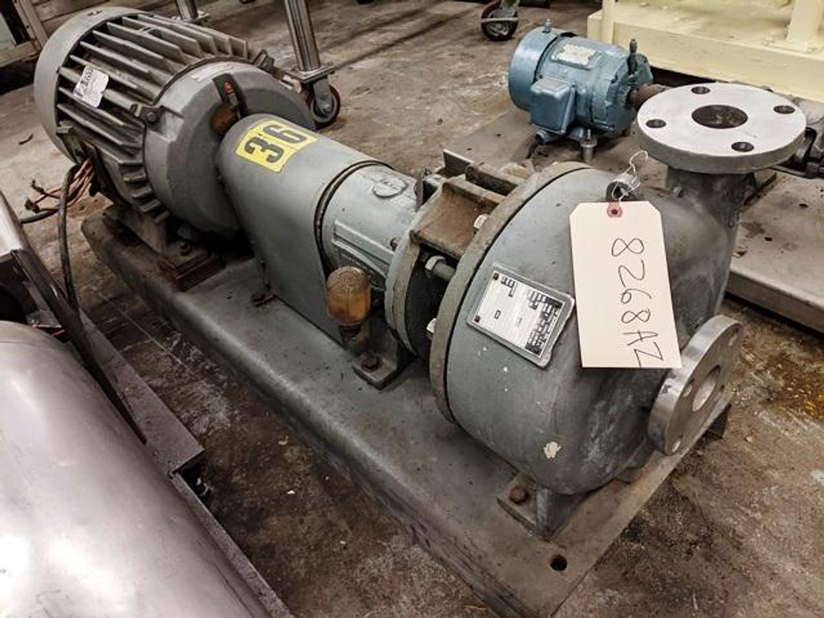 Used Durco 2 In. X 2 In. SS Centrifugal Pump, 30 HP