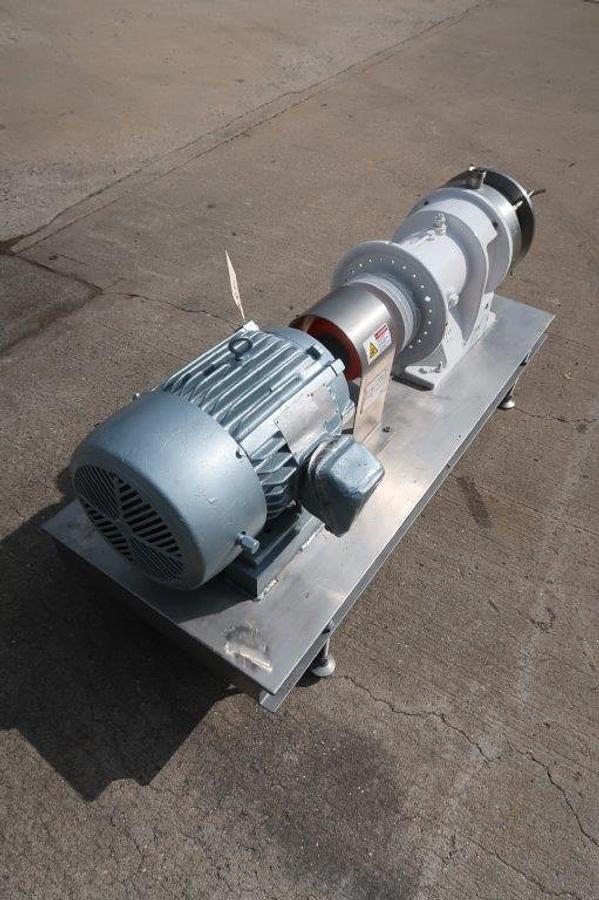 Used Charlotte SD-20 Stainless Steel Inline Colloid Mill, 20 HP