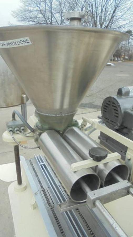 Used MRM Elgin Twin Piston Automatic Filler, 97 Ounce Pistons