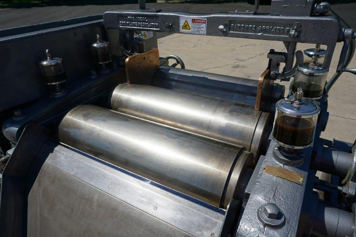 Used Kent 8 In. X 24 In. Three Roll Mill