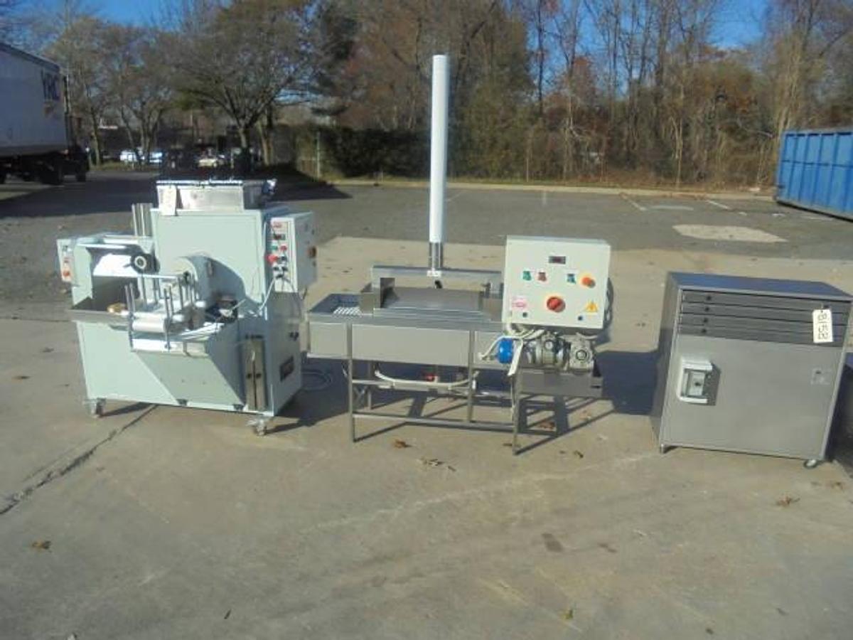 Used Pama Roma Fresh Pasta Manufacturing Line, 55 lbs/hour capacity, like new