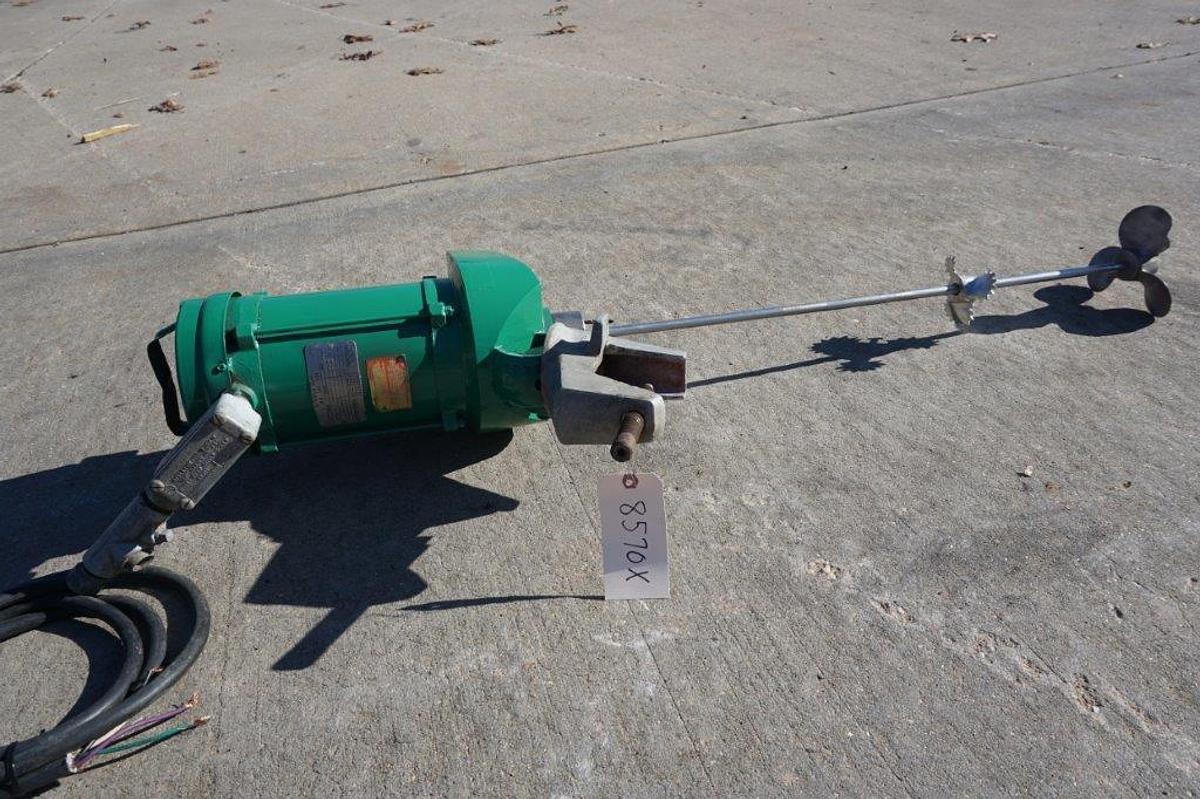 Used Lightnin 1 HP Clamp-On Agitator, Explosion Proof