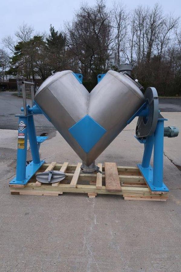 Used 20 Cu. Ft. Patterson Kelley SS Twin Shell V Blender