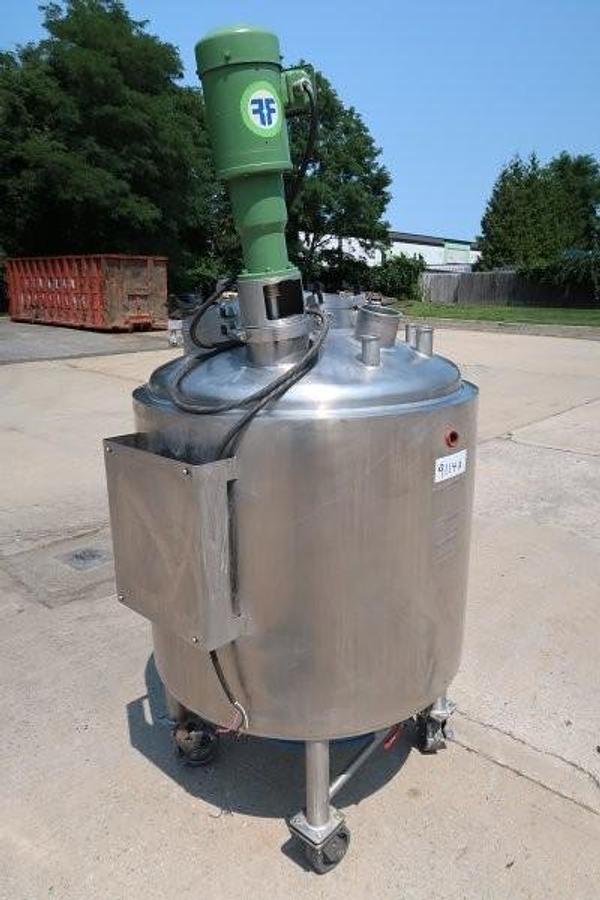 Used Lee 500 Liter Stainless Steel Vacuum Reactor