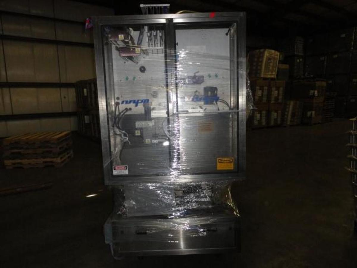 Used NAFM LX-350 Shrink Labeling /Full Body Sleeve Machine.