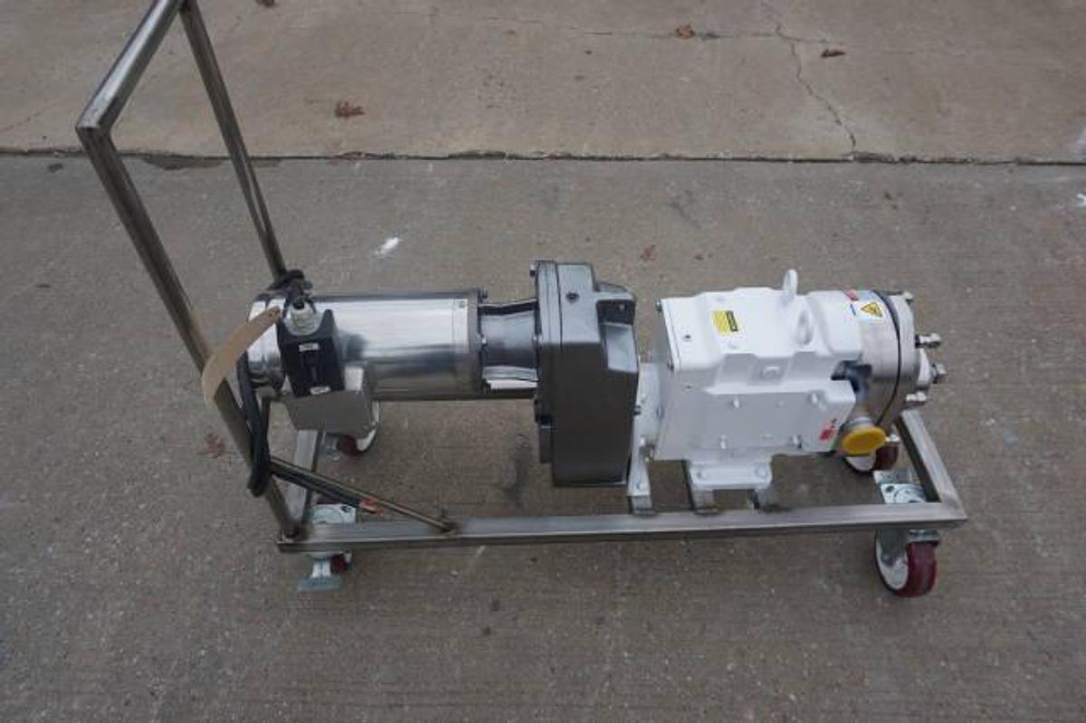 Used Wright 0450 Stainless Steel Positive Displacement Pump, Portable