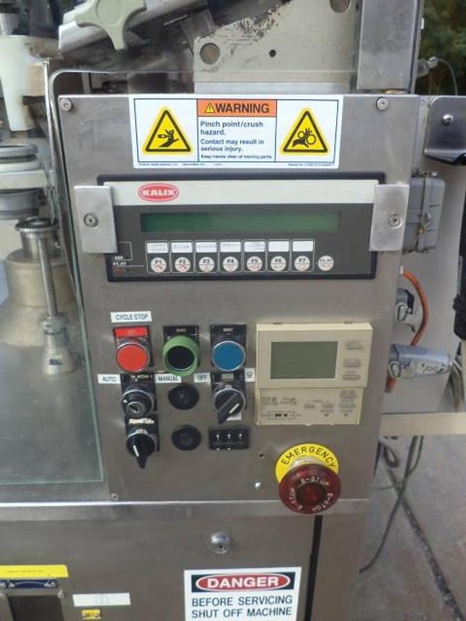 Used Kalix KX-70 Hot Air Plastic Tube Filling/Sealing Machine, 70 Per Minute