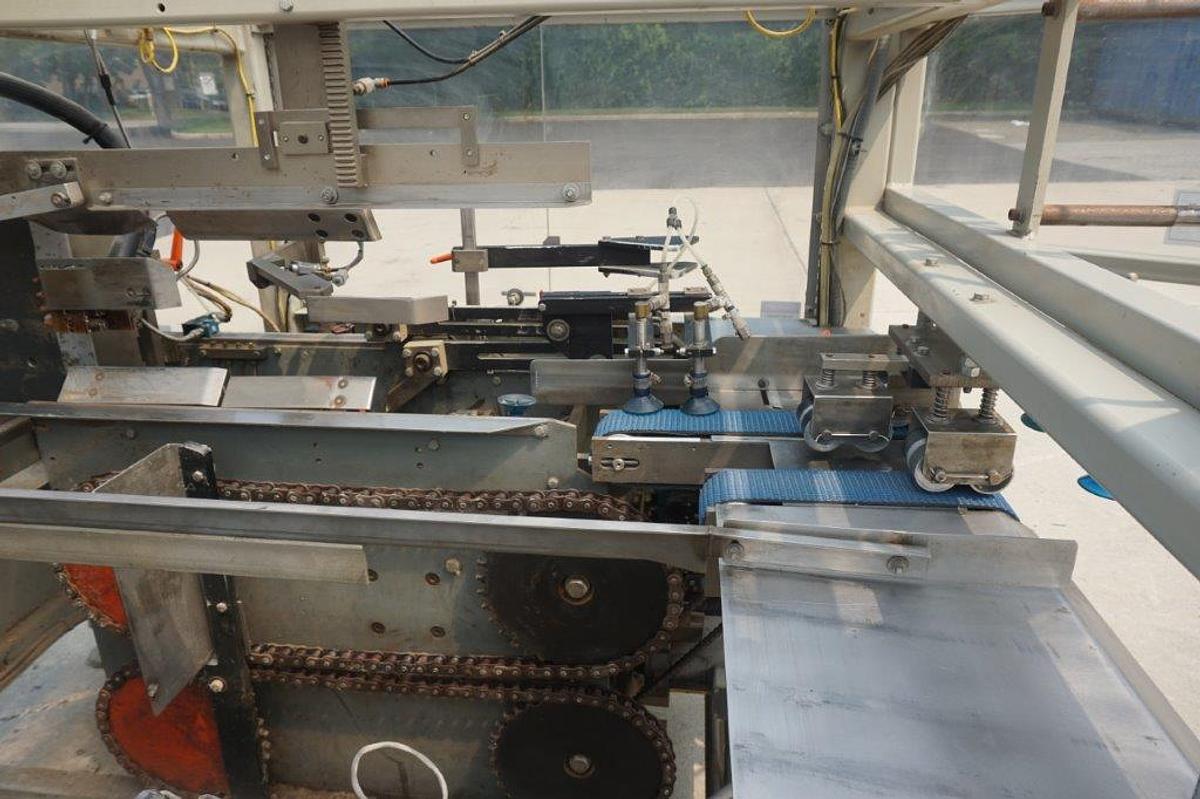 Used Packo-Matic Case Packaging Machine, Nordson Gluing