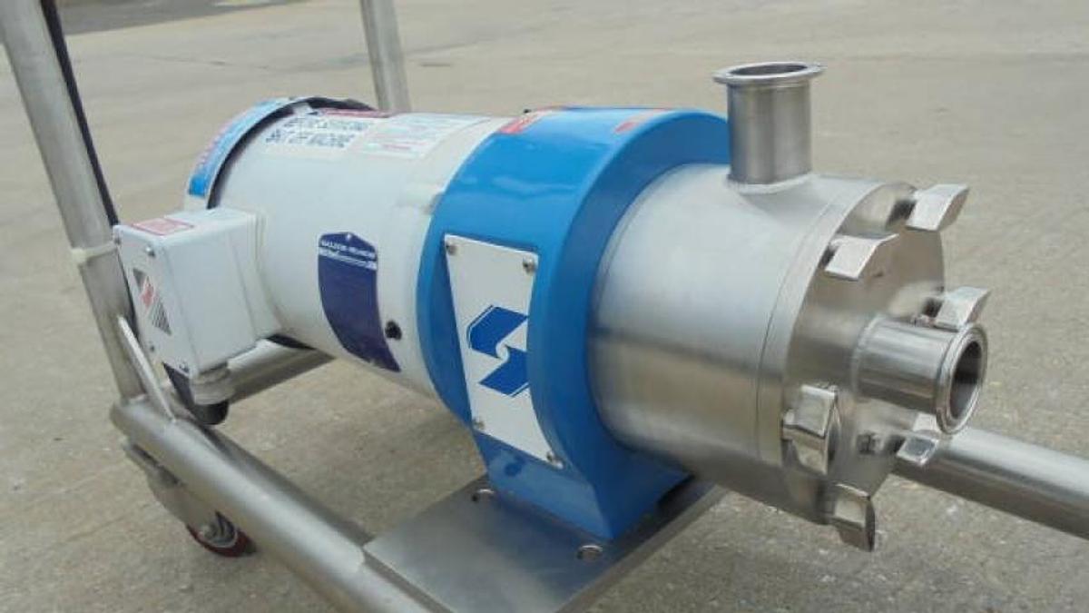 Used Silverson LS275 Stainless Inline High Shear Mixer, Variable Frequency Drive