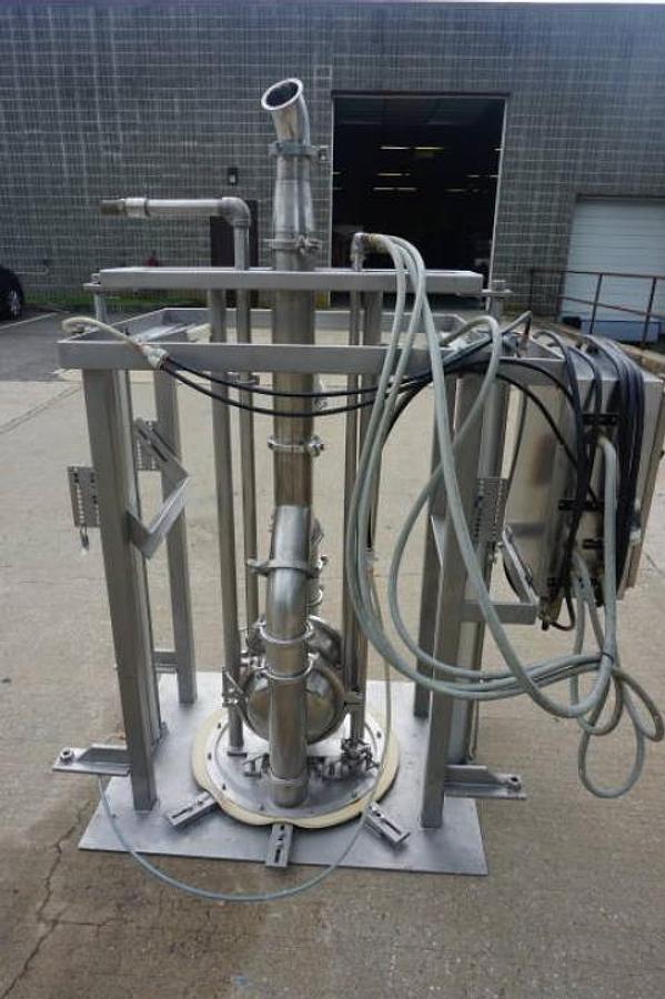 Used Murzan DUS-10M Stainless Steel Drum Unloading System, Portable