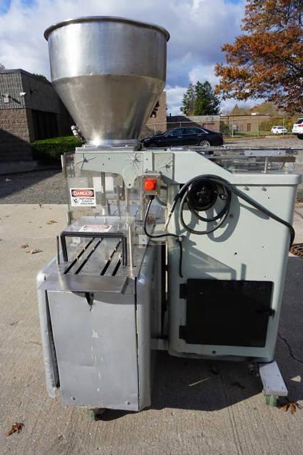 Used Colton Hope Twin Head Piston Filler, Bottom-Up Filling