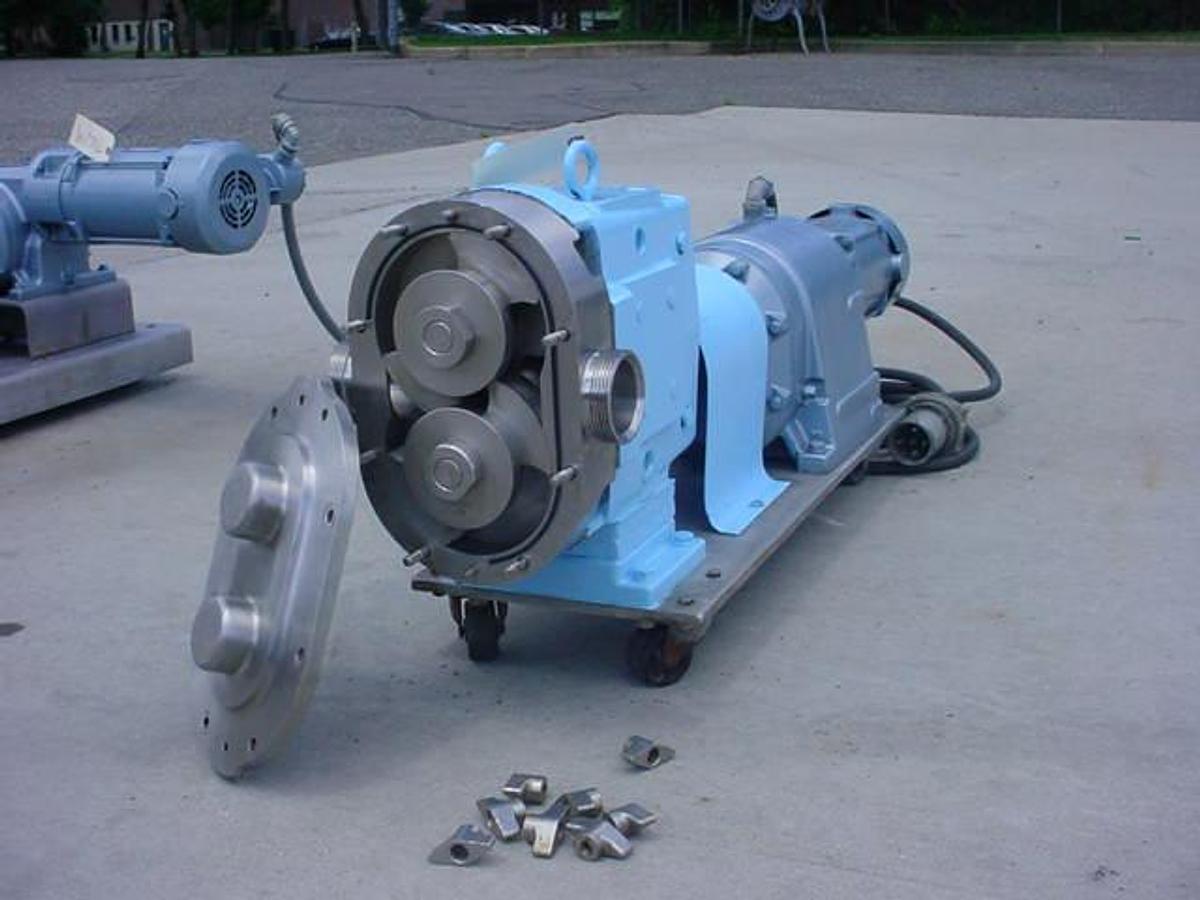 Used Waukesha 60 Ss Positive Displacement Pump, 2 Hp, Xp
